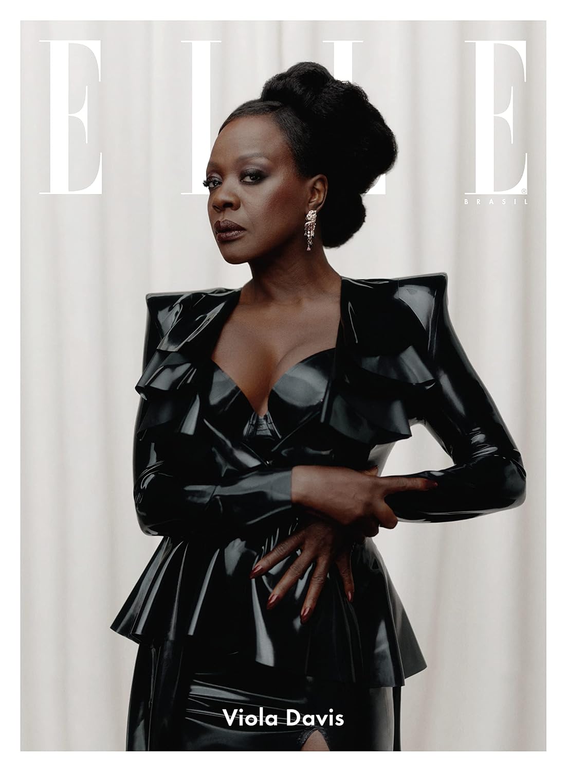 capítulo por capítulo baixar ELLE Brasil Vol. 9: Viola Davis - Capa 03 - Look Preto: 3