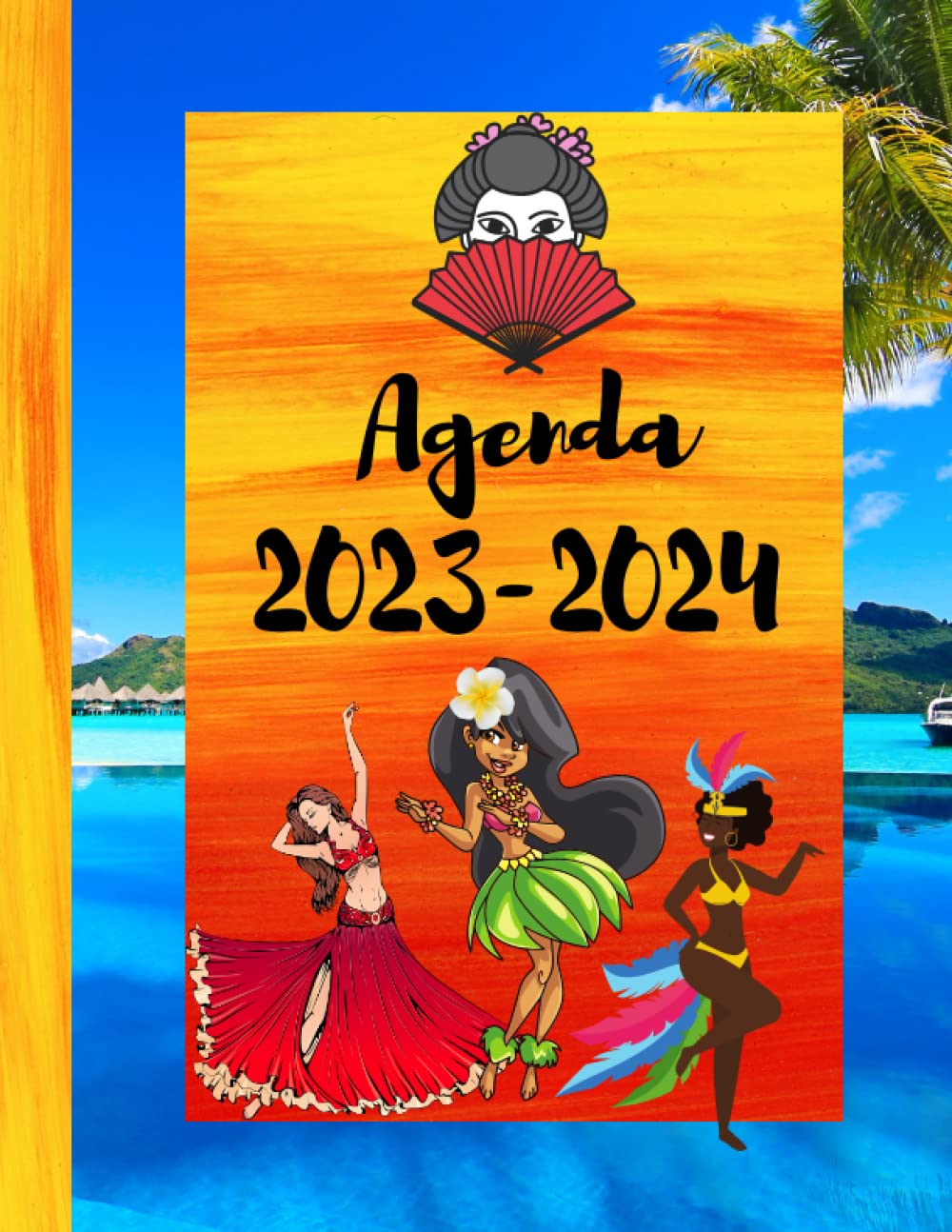 capítulo por capítulo baixar AGENDA 2023-2024: "Femmes du monde", avec belles illustrations danseuses traditionnelles, paysages, 203 pages et plages horaires de 07h à 19h (French Edition)