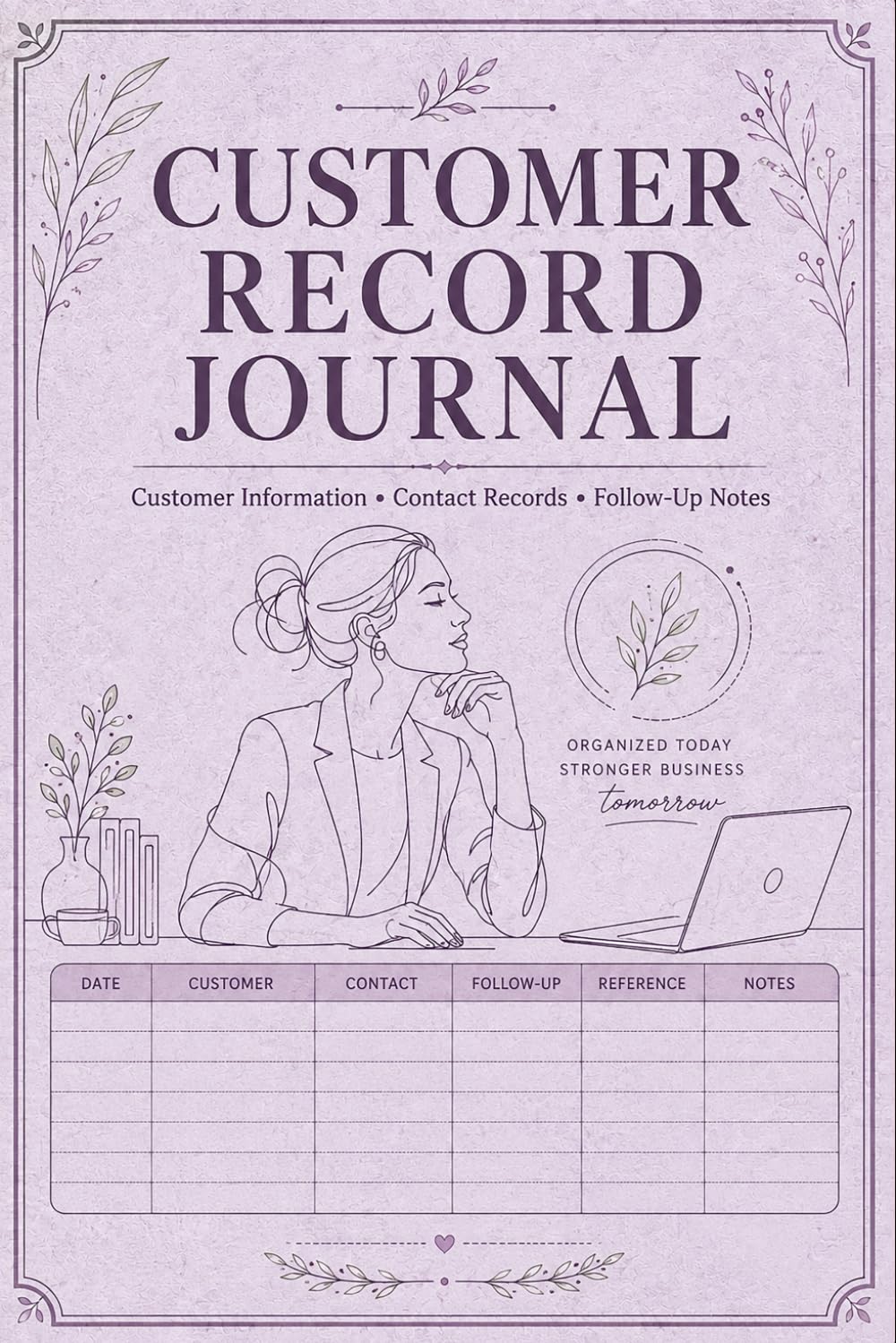 capítulo por capítulo baixar Customer Record Journal: Client Information Notebook for Entrepreneurs Organizing Contact Notes, Service Details, Orders, Follow-Ups, Appointments, and Customer Interactions