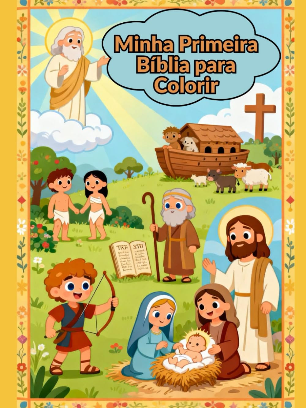 ler totalmente Minha Primeira Bíblia para Colorir