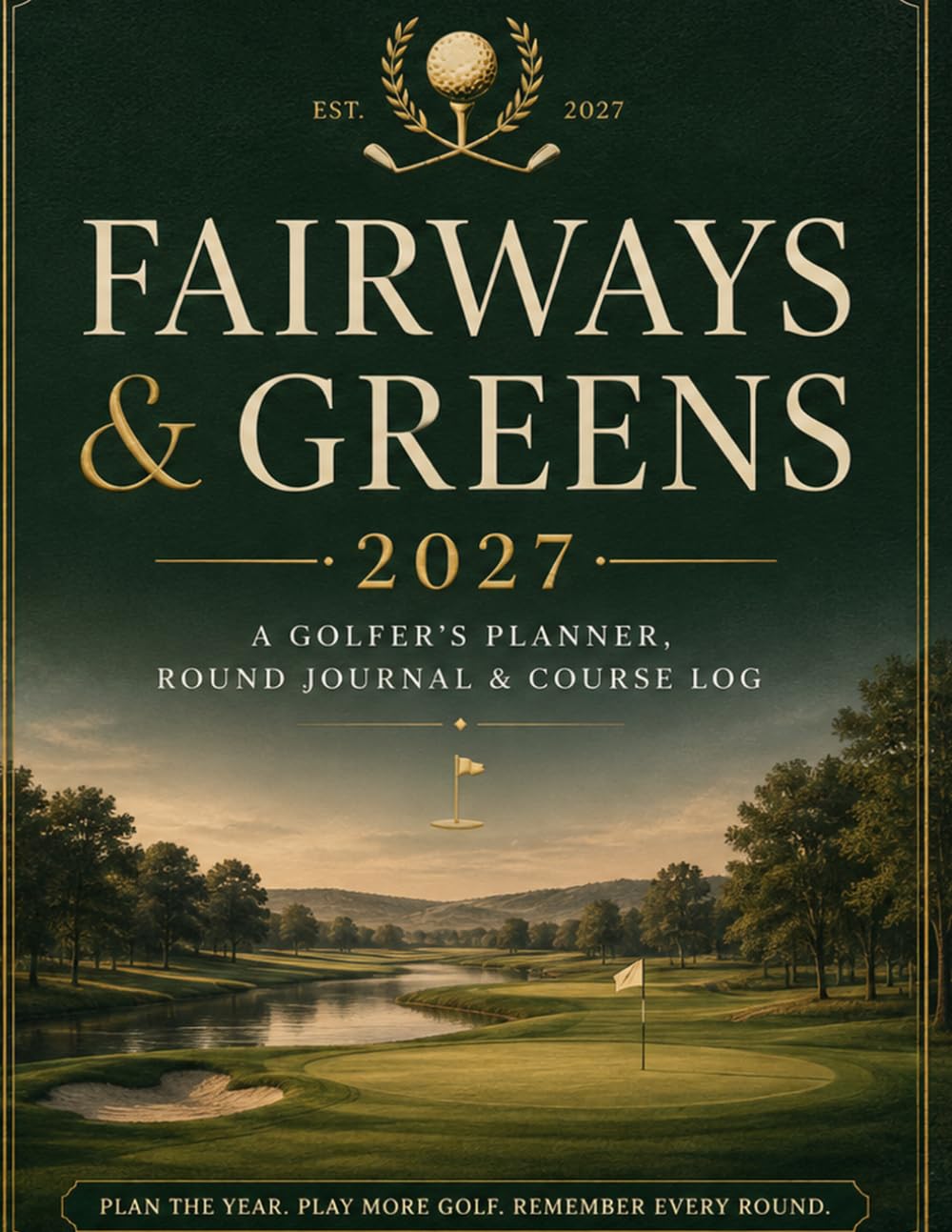 capítulo por capítulo baixar Fairways and Greens 2027: A Golfer's Planner, Round Journal & Course Log