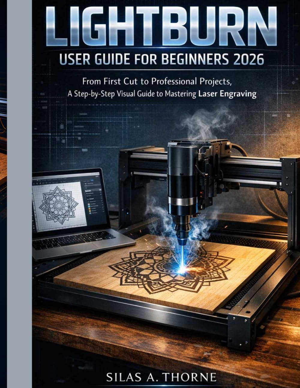 capítulo por capítulo baixar LIGHTBURN USER GUIDE FOR BEGINNERS 2026: From First Cut to Professional Projects, A Step-by-Step Visual Guide to Mastering Laser Engraving