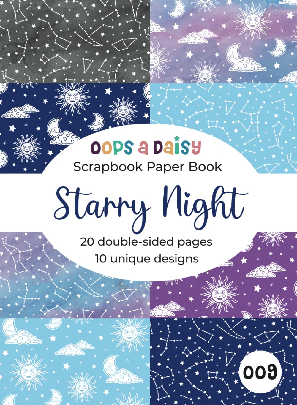Starry Night - Patterned Scrapbook Paper: 20 double sided A5 sheets - patterned paper book for journaling, crafting, decoupage and papercrafts baixar livro de graça