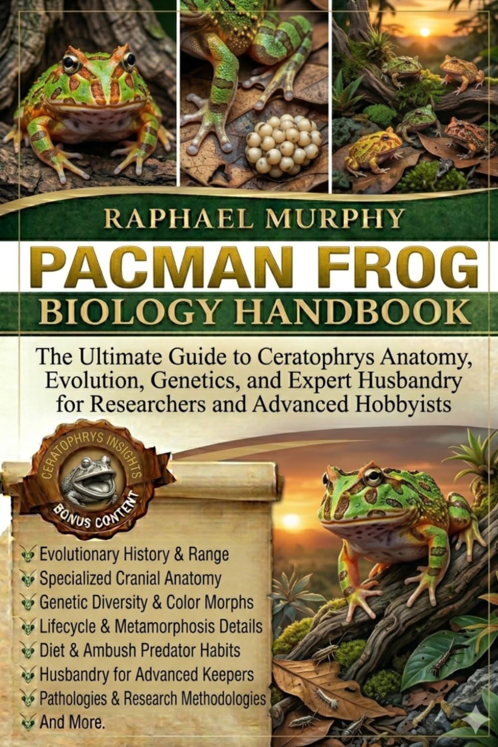 Pacman Frog Biology Handbook: The Ultimate Guide to Ceratophrys Anatomy, Evolution, Genetics, and Expert Husbandry for Researchers and Advanced Hobbyists baixar o livro de graça