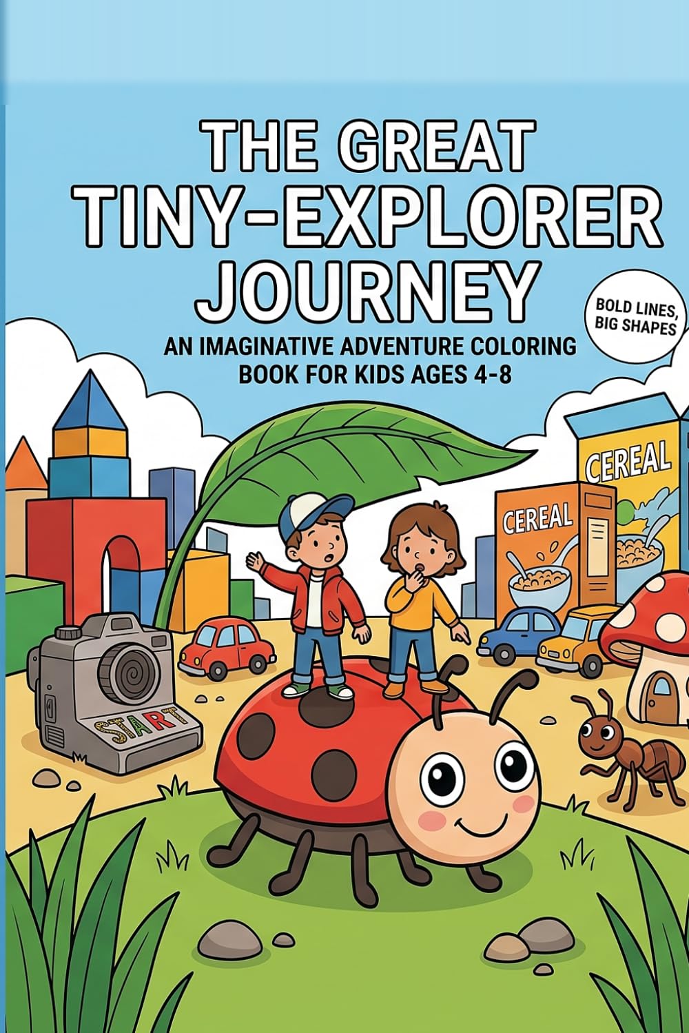 ler totalmente The Great Tiny-Explorer Journey: Kids Coloring book