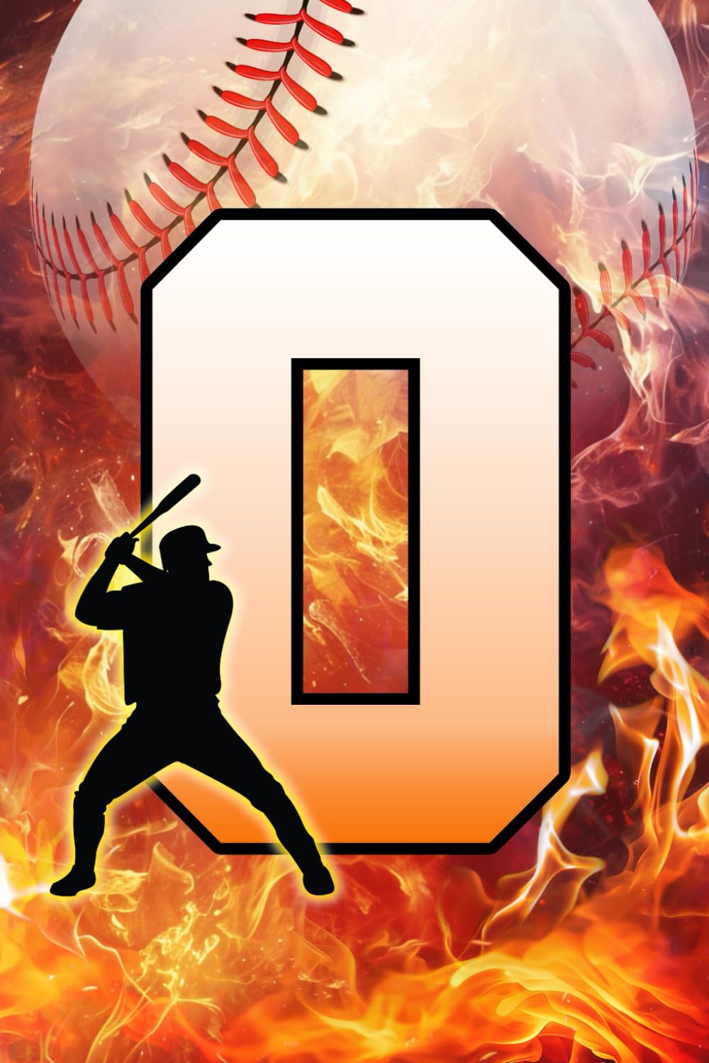 capítulo por capítulo baixar O: Letter "O" Initial Baseball Player and Fire Flames Personalized Name Monogram Notebook - College-Ruled Personal Journal, Writing Pad, or Diary for Baseball Fans - 110 Pages, 6x9