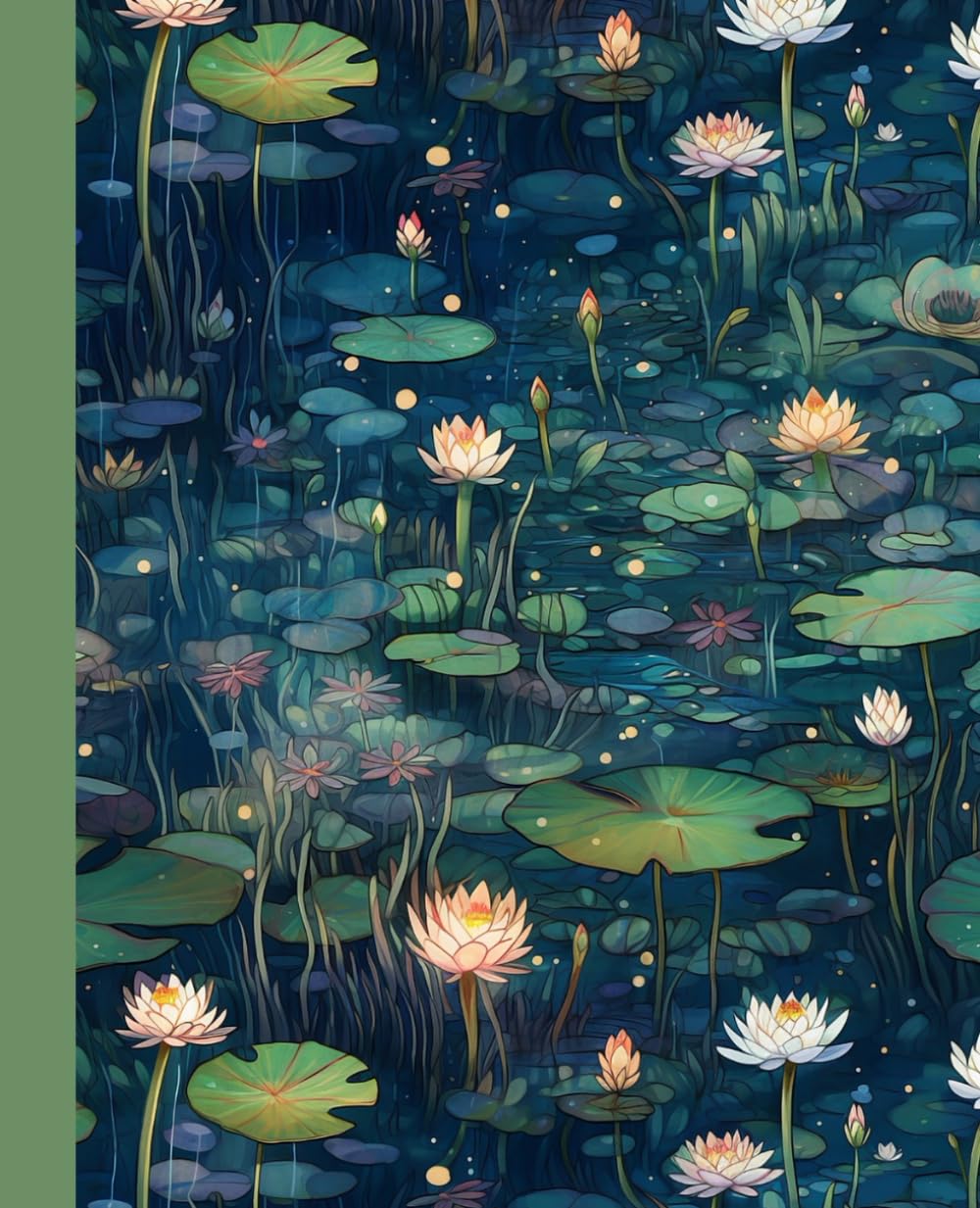 Composition Notebook Water Lilies Lily Pad Nature Journal for Women, Teens, Girls 110 pgs College Ruled baixar livro de graça