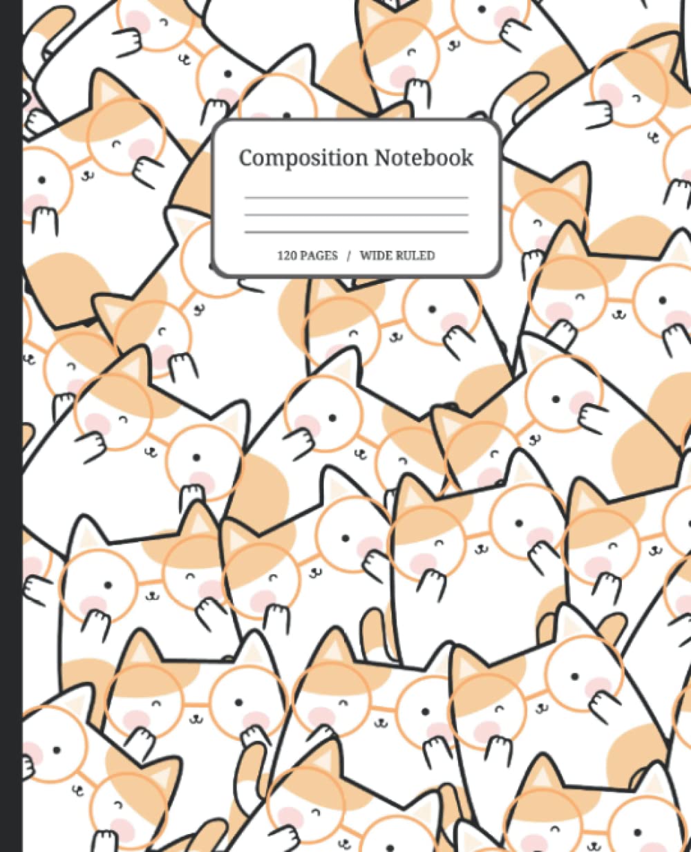 Composition Notebook: Wide Ruled Lined Paper Notebook Journal | Back to School Girls Kids Teens Students | Kawaii Cute Cats White baixar livro de graça