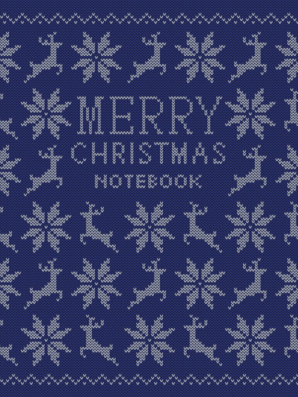 Merry Christmas Notebook: (Blue Edition) Large Hard Cover 192 pages (8.25 x 11 inches / 20.96 x 27.94cm / Near A4) baixar livro de graça