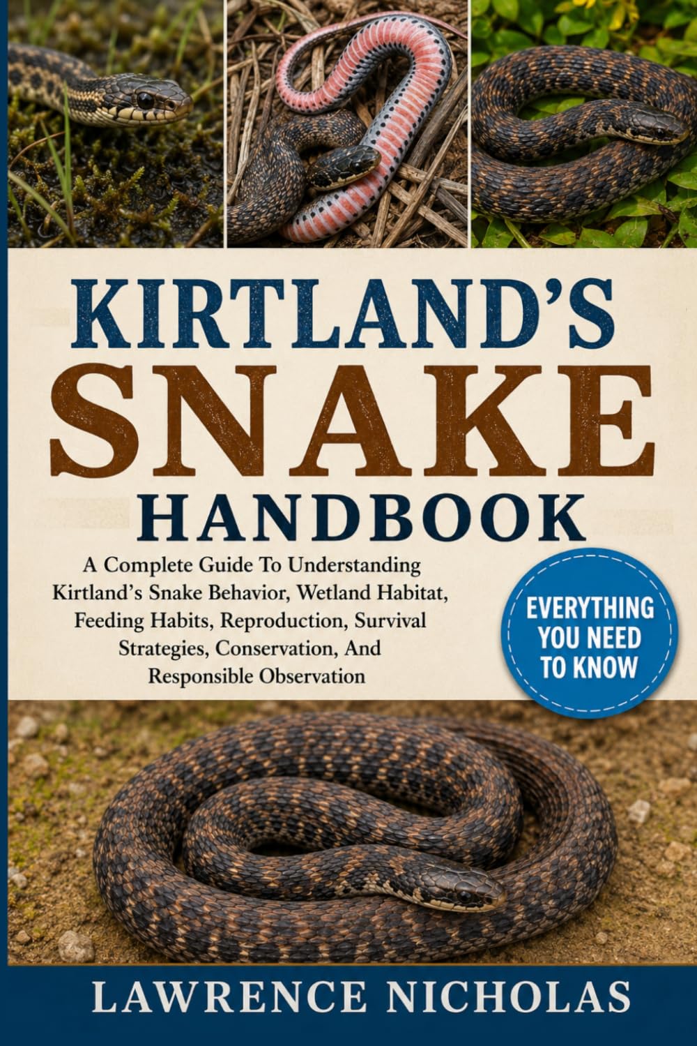 capítulo por capítulo baixar KIRTLAND’S SNAKE HANDBOOK: A Complete Guide To Understanding Kirtland’s Snake Behavior, Wetland Habitat, Feeding Habits, Reproduction, Survival Strategies, Conservation, And Responsible Observation