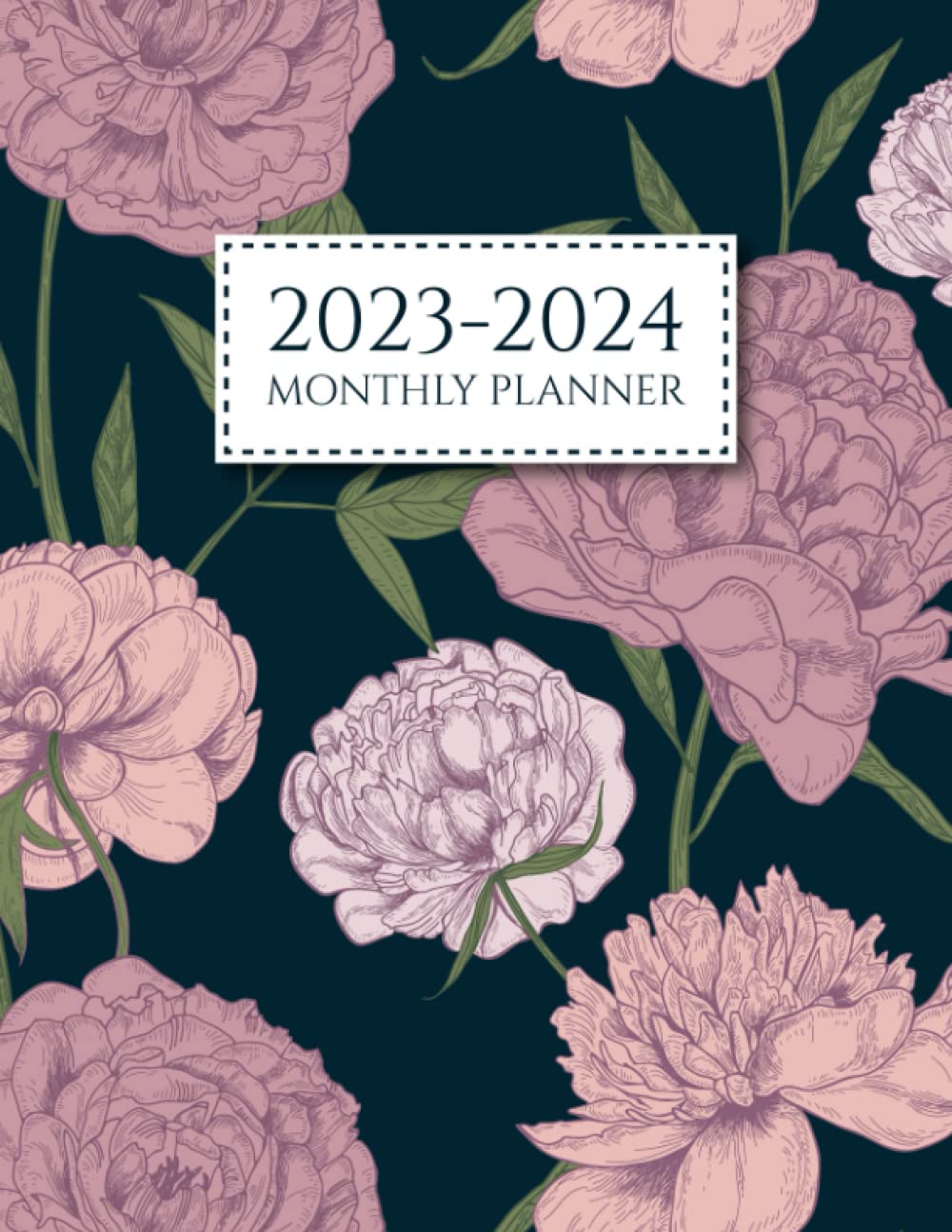 ler totalmente 2023-2024 Monthly Planner: Two Year Calendar Schedule Organizer, January 2023 - December 2024 (24 Months) with Federal Holidays, Floral Cover