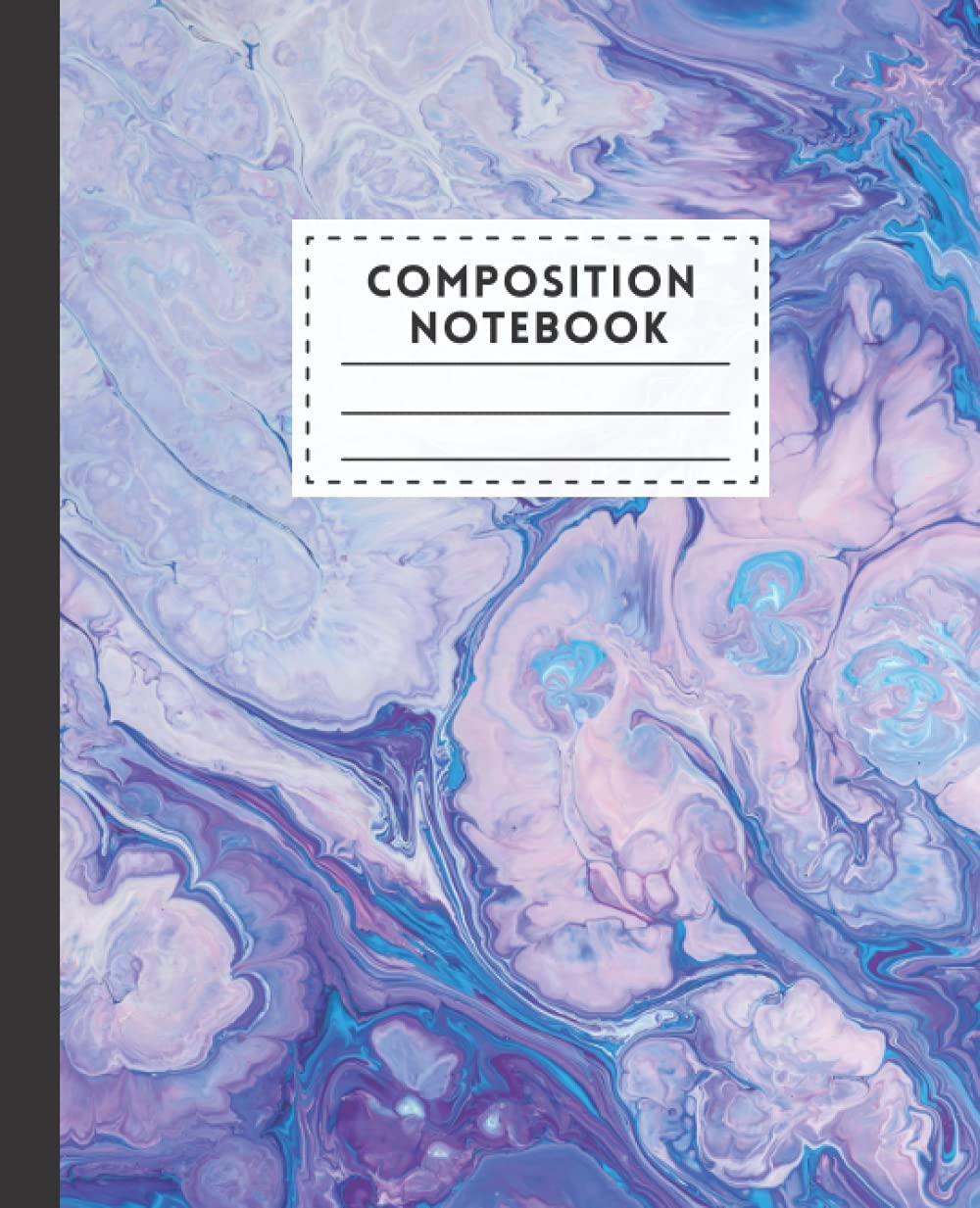 ler totalmente Composition notebook: Purple Marble Wide Ruled Paper Notebook Journal for Kids Teens Students,100 pages, 7.5" x 9.25"