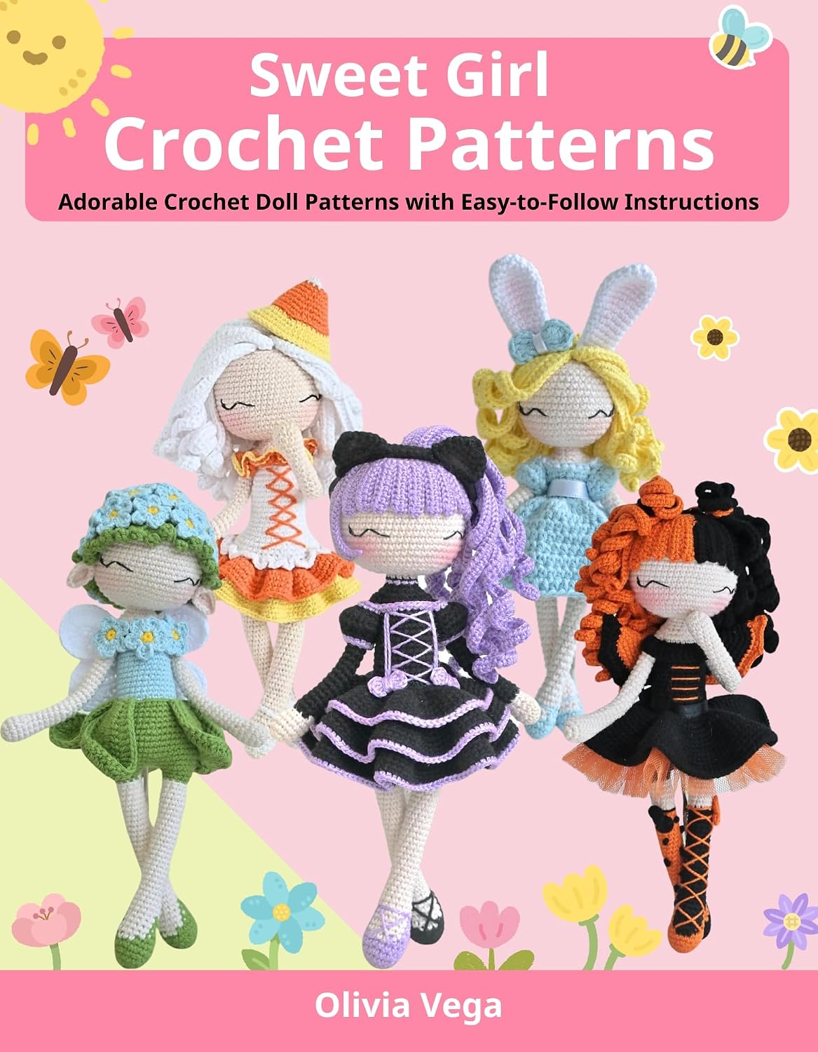 Sweet Girl Crochet Patterns: Adorable Crochet Doll Patterns with Easy-to-Follow Instructions (English Edition) baixar livro de graça
