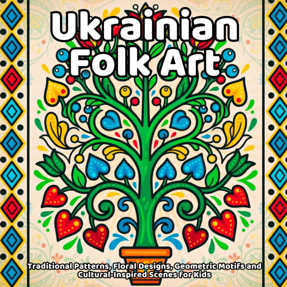 capítulo por capítulo baixar Ukrainian Folk Art Coloring Book: Traditional Patterns, Floral Designs, Geometric Motifs and Cultural-Inspired Scenes for Kids