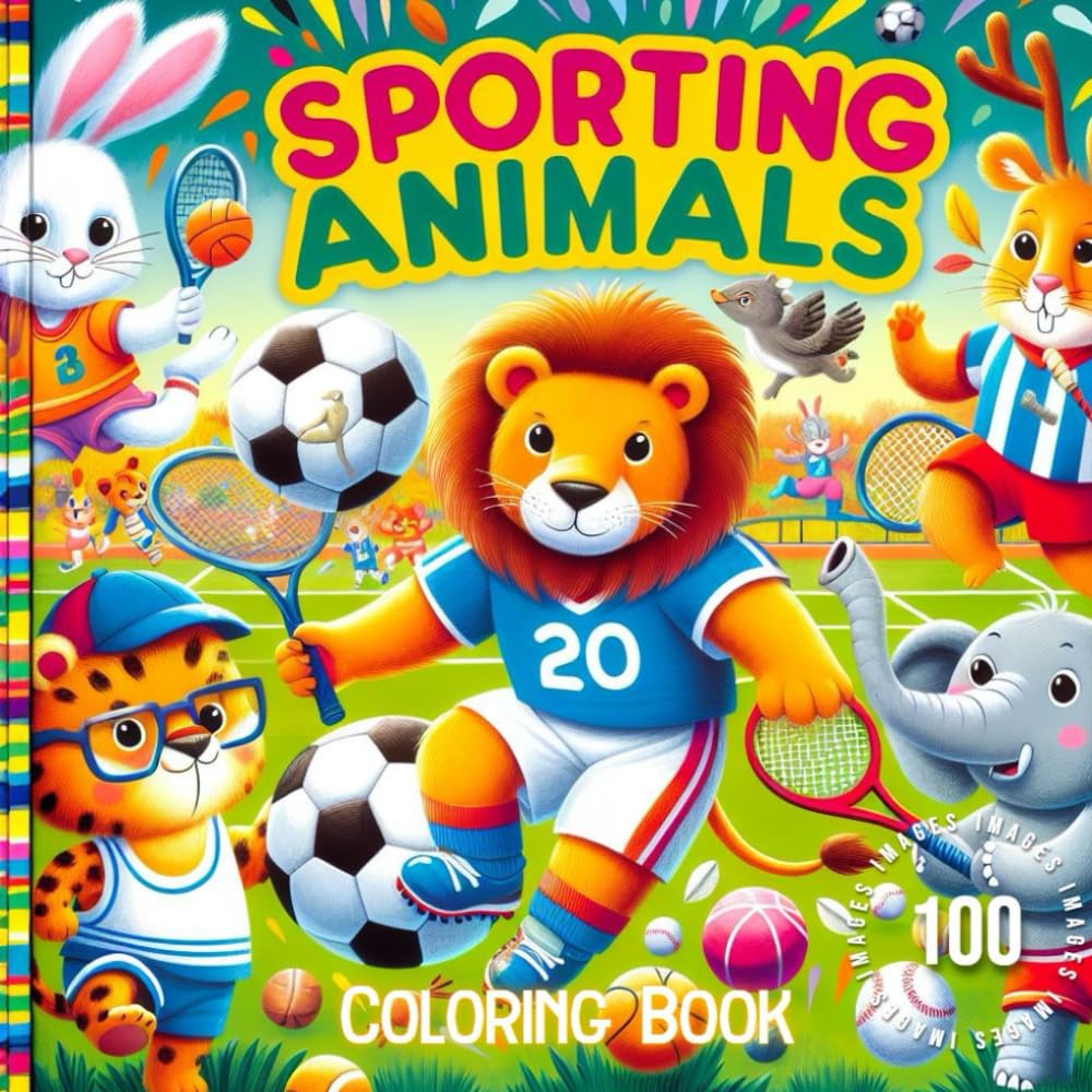 Sporting Animals Coloring Book (Portuguese Edition) baixar o livro de graça