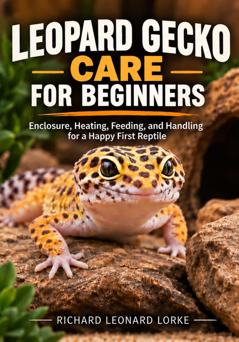 ler totalmente Leopard Gecko Care for Beginners: Enclosure, Heating, Feeding, and Handling for a Happy First Reptile