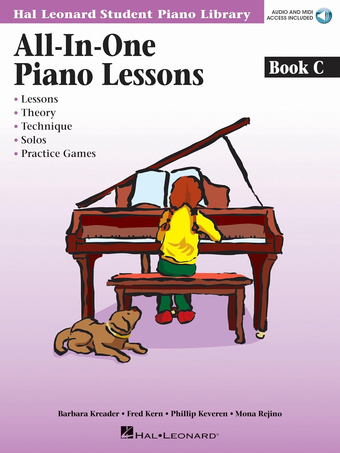 All-In-One Piano Lessons Book C: Book with Audio and MIDI Access Included