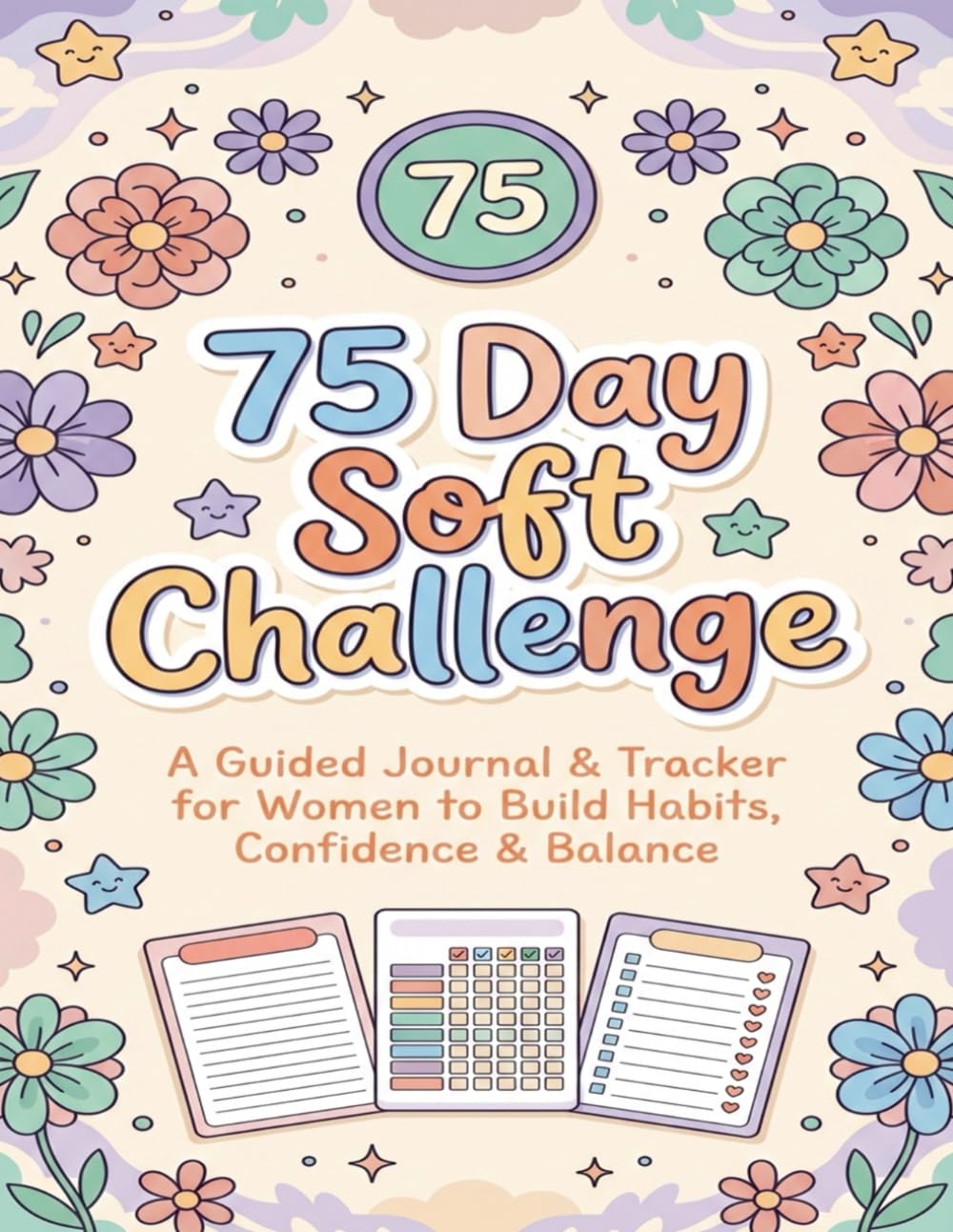 ler totalmente 75 Day Soft Challenge: A Guided Journal & Tracker for Women to Build Habits, Confidence & Balance | Motivational Mental Toughness Tracker with Rules for Diet Plans Progress & Daily Exercise