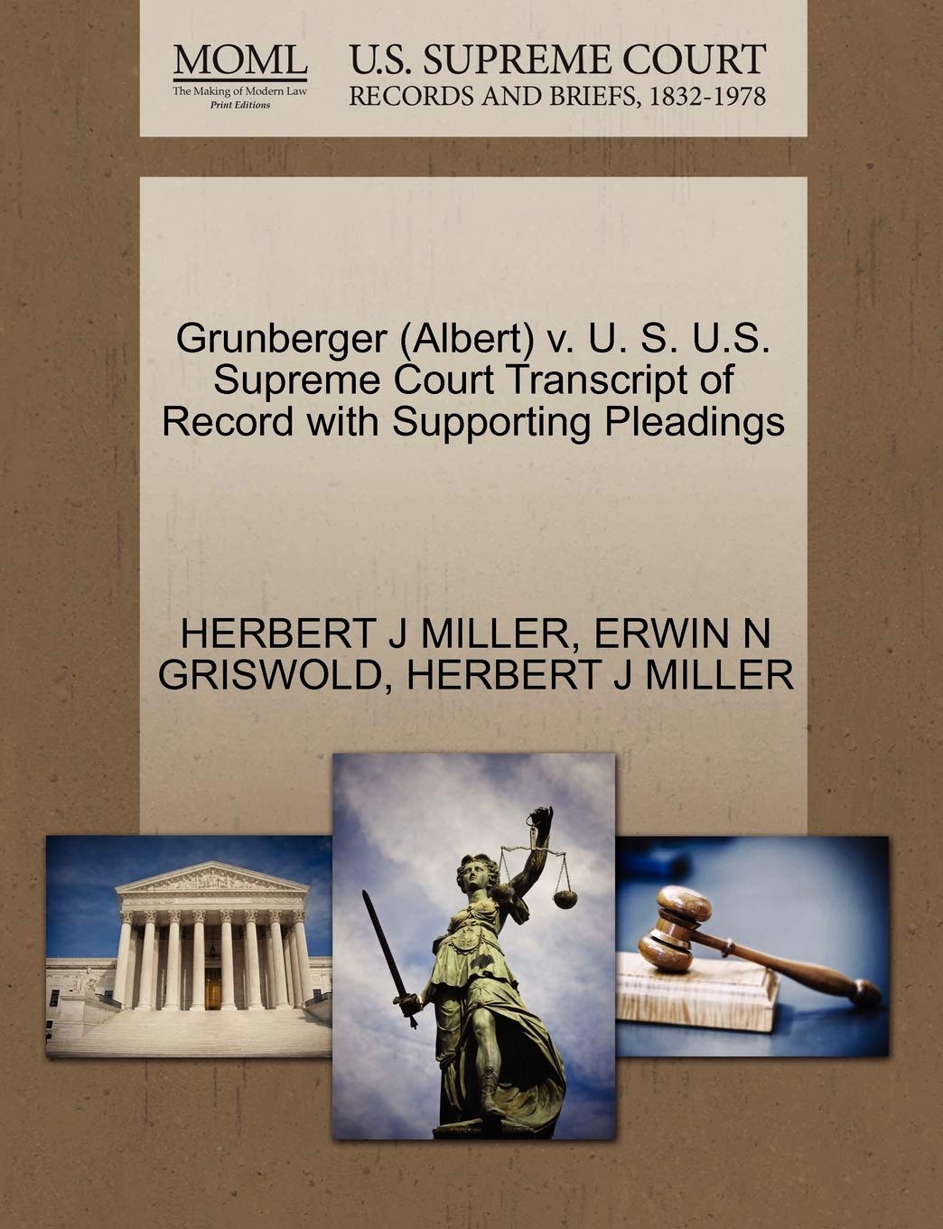 capítulo por capítulo baixar Grunberger (Albert) v. U. S. U.S. Supreme Court Transcript of Record with Supporting Pleadings