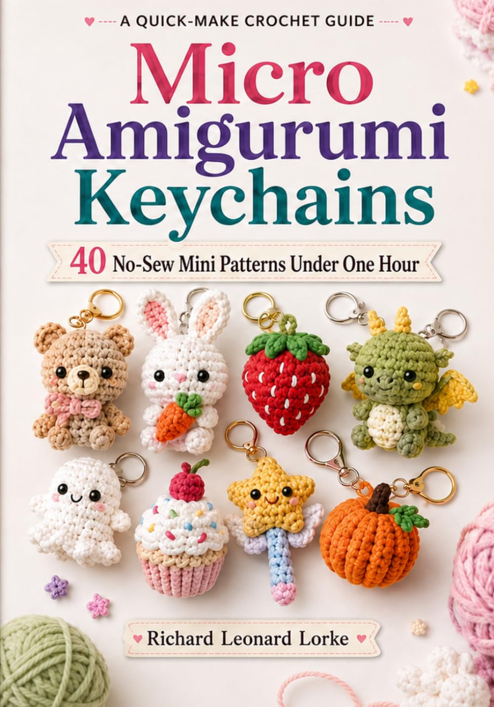 ler totalmente Micro Amigurumi Keychains: 40 No-Sew Mini Patterns Under One Hour