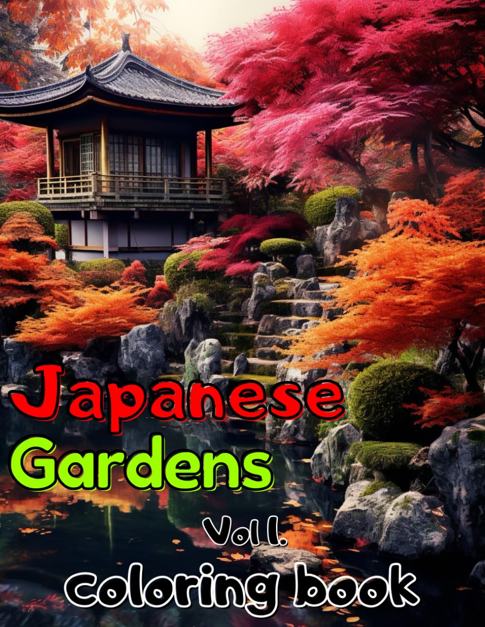 ler totalmente Japanese Gardens Coloring Book 1: Japanese Gardens Coloring Page - Captivating Landscapes for Cultural Exploration (Nature)