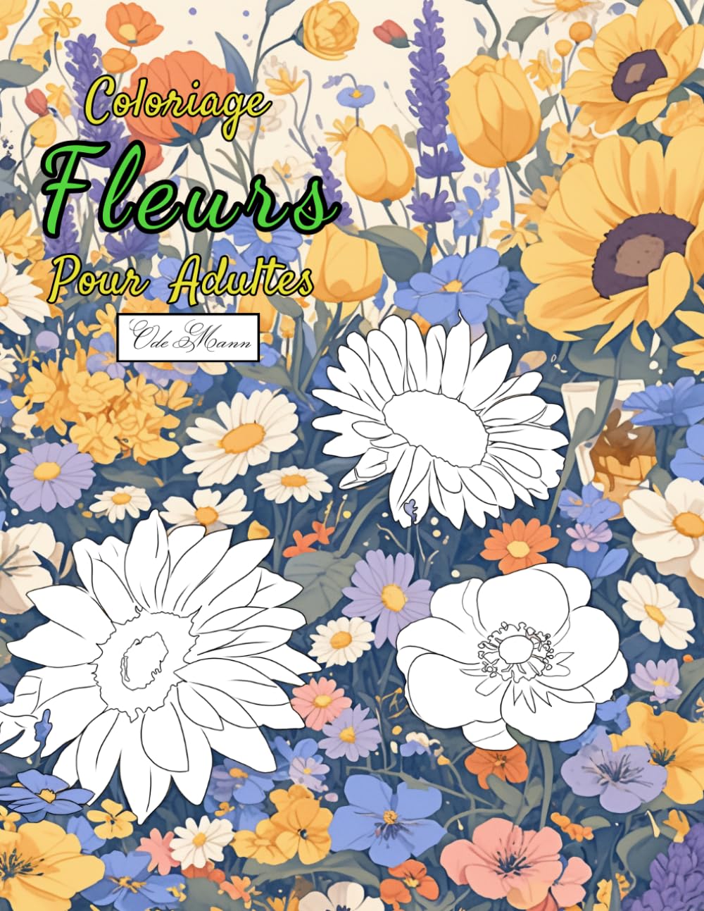 ler totalmente Coloriage Fleurs Pour Adultes: Dessins inspirés des jardins, plantes grimpantes, feuillages décoratifs et bouquets rustiques