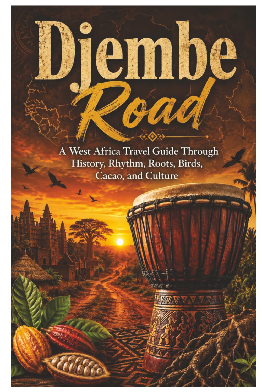 capítulo por capítulo baixar Djembe Road: A West Africa Travel Guide Through History, Rhythm, Roots, Birds, Cacao, and Culture