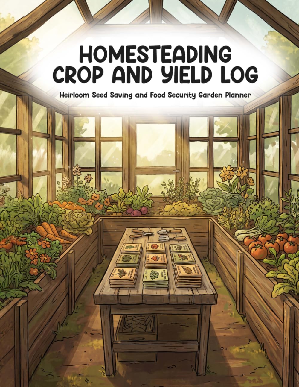 Homesteading Crop & Yield Log: Heirloom Seed Saving, Yield Tracker, and Urban Homesteading Garden Planner baixar o livro de graça