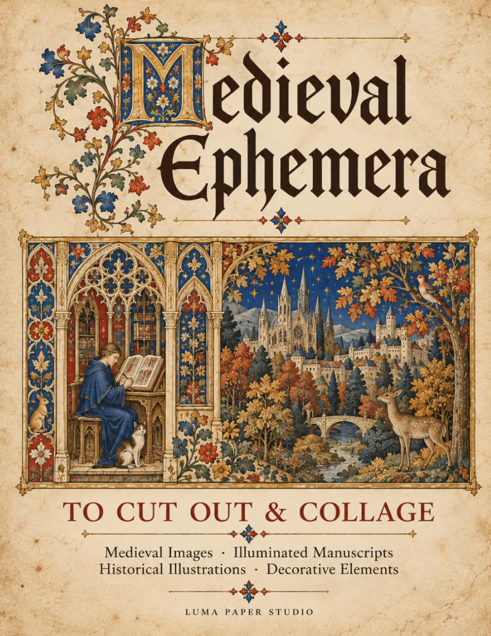 Medieval Ephemera To Cut Out and Collage: Image Collection of Medieval Art, Illuminated Manuscripts, Nature and Decorative Elements for Collage (The Paper Treasury Collection) baixar livro de graça