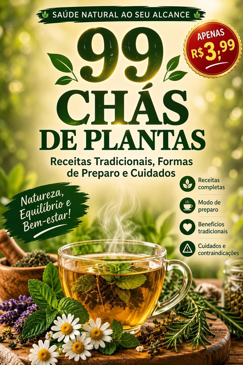 ler totalmente 99 Chás de Plantas