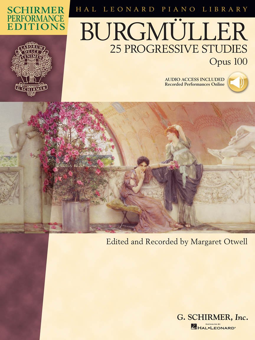 Burgmuller - 25 Progressive Studies, Opus 100: 25 Progressive Pieces, Opus 100