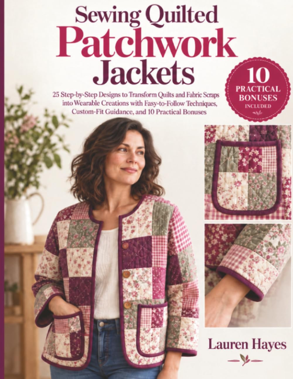 Sewing Quilted Patchwork Jackets: 25 Step-by-Step Designs to Transform Quilts and Fabric Scraps into Wearable Creations with Easy-to-Follow Techniques, Custom-Fit Guidance, and 10 Practical Bonuses baixar o livro de graça