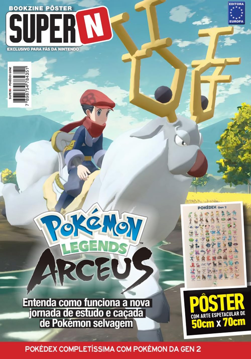 ler totalmente Pokédex Gen 2 - Superpôster Super N