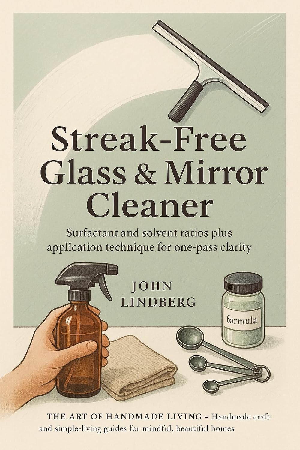ler totalmente Streak-Free Glass & Mirror Cleaner: Surfactant and solvent ratios plus application technique for one-pass clarity (The Art of Handmade Living Book 3) (English Edition)
