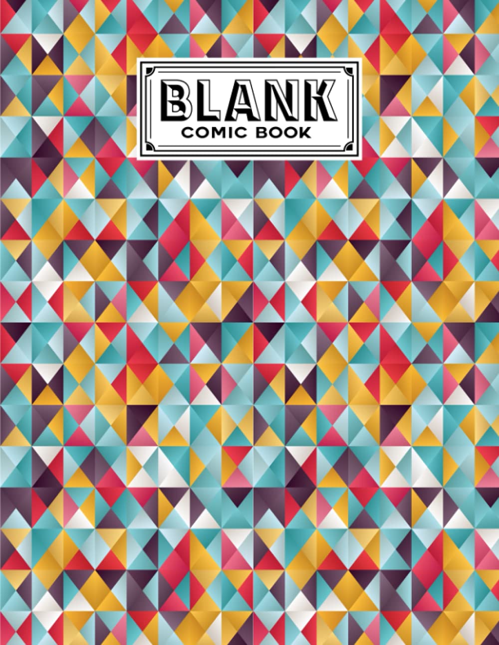 ler totalmente Blank Comic Book: Premium Triangle Cover Blank Comic Book, Create Your Own Story, Journal, Notebook, Sketchbook for Kids and Adults, 120 Pages - Size 8.5" x 11" Notebook by Walther Franz
