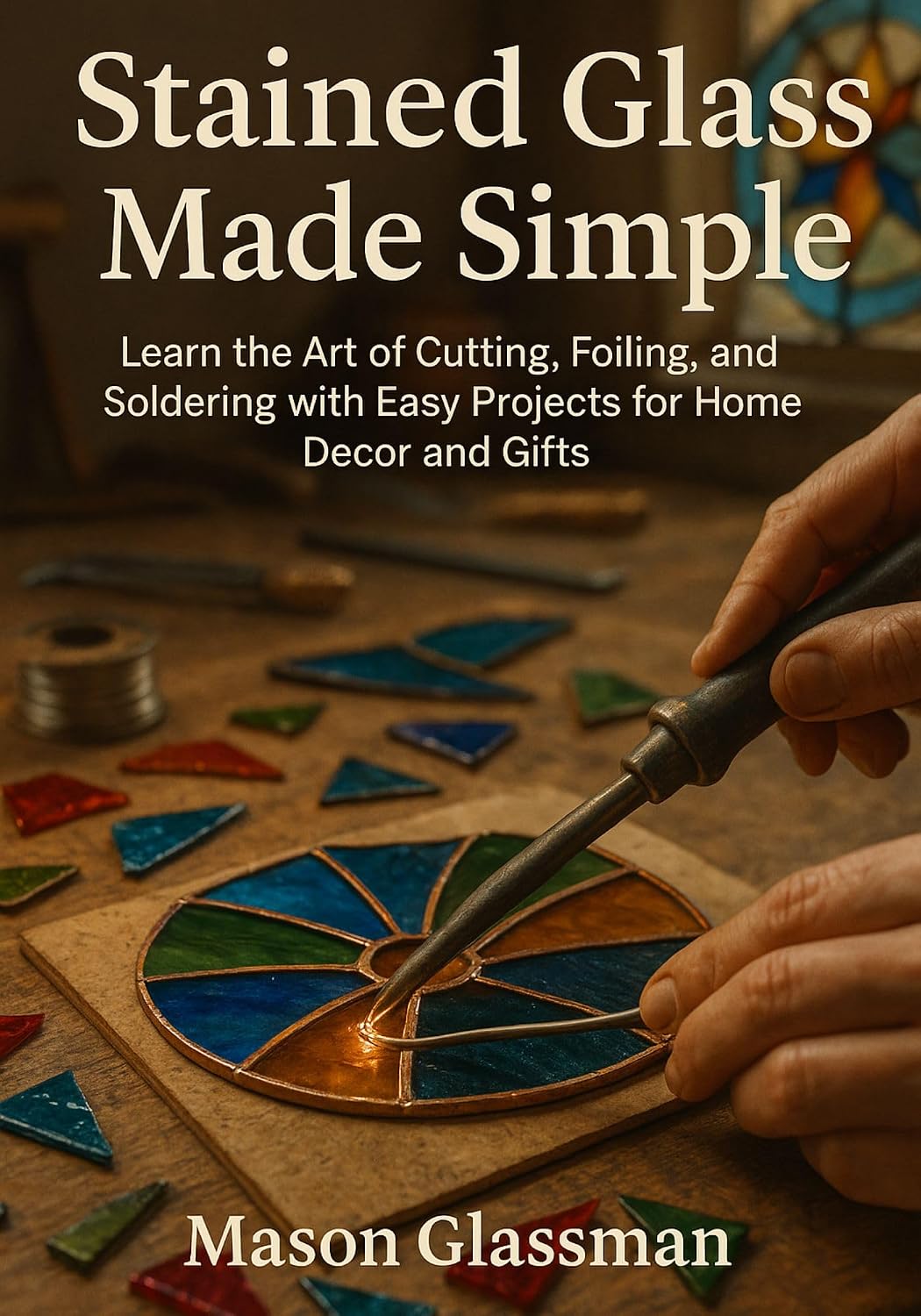 ler totalmente Stained Glass Made Simple: Learn the Art of Cutting, Foiling, and Soldering with Easy Projects for Home Decor and Gifts (English Edition)