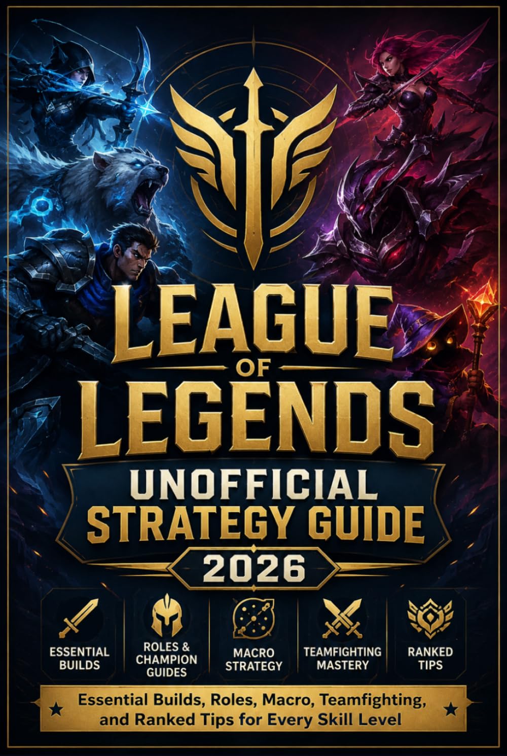 ler totalmente League of Legends Unofficial Strategy Guide 2026: Essential Builds, Roles, Macro, Teamfighting, and Ranked Tips for Every Skill Level