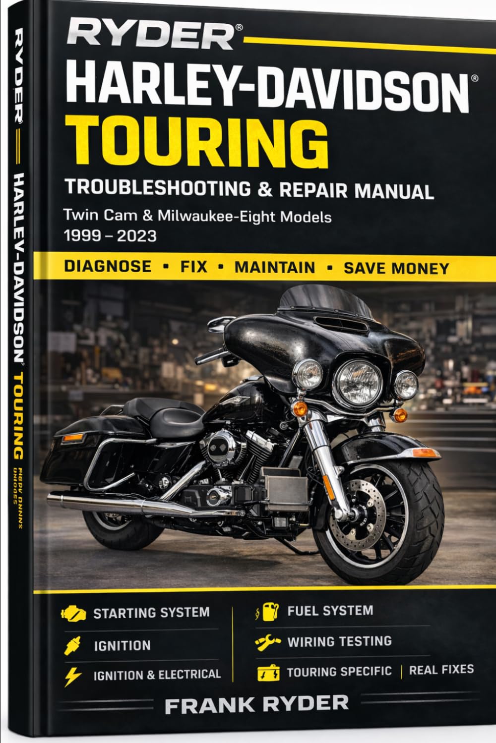 capítulo por capítulo baixar HARLEY-DAVIDSON TOURING: Troubleshooting & Repair Manual Twin Cam & Milwaukee-Eight Models 1999–2023 (RYDER Manual Series)