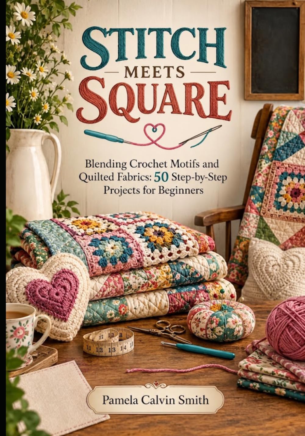 STITCH MEETS SQUARE: Blending Crochet Motifs and Quilted Fabrics: 50 Step-by-Step Projects for Beginners baixar o livro de graça