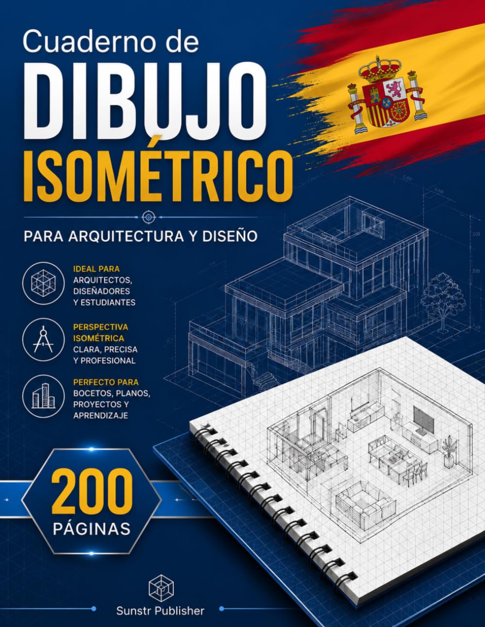 Cuaderno de Dibujo Isométrico para Arquitectura y Diseño: Papel Isométrico Vertical para Bocetos Arquitectónicos, Planos, Diseño 3D y Perspectiva –... de Sunstar Publisher) (Spanish Edition) baixar livro de graça