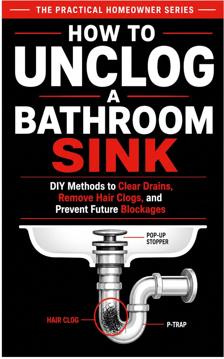 ler totalmente How to Unclog a Bathroom Sink: DIY Methods to Clear Drains, Remove Hair Clogs, and Prevent Future Blockages (The Practical Homeowner Series Book 3) (English Edition)