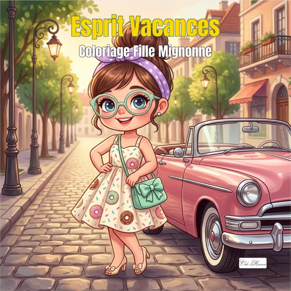 ler totalmente Esprit Vacances: Coloriage Fille Mignonne: 60 Scènes Rêveuses d'une Fille Élégante Explorant l'Europe, les Plages et les Villes du Monde (French Edition)