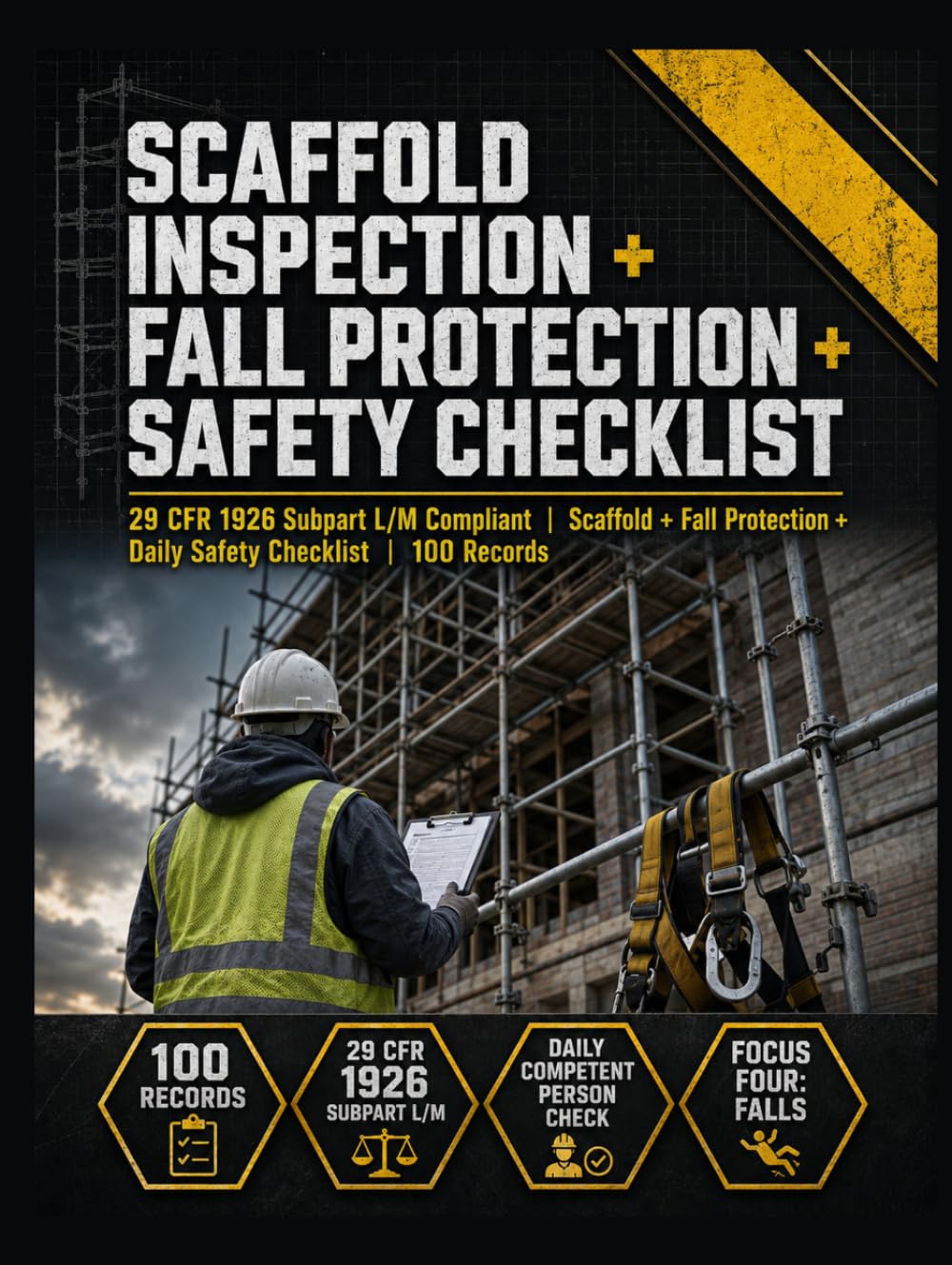 capítulo por capítulo baixar Scaffold Inspection + Fall Protection + Safety Checklist: Construction Safety Documentation | Scaffold Inspections, Corrective Actions, Incident Investigation & Training Records | OSHA 29 CFR 1926