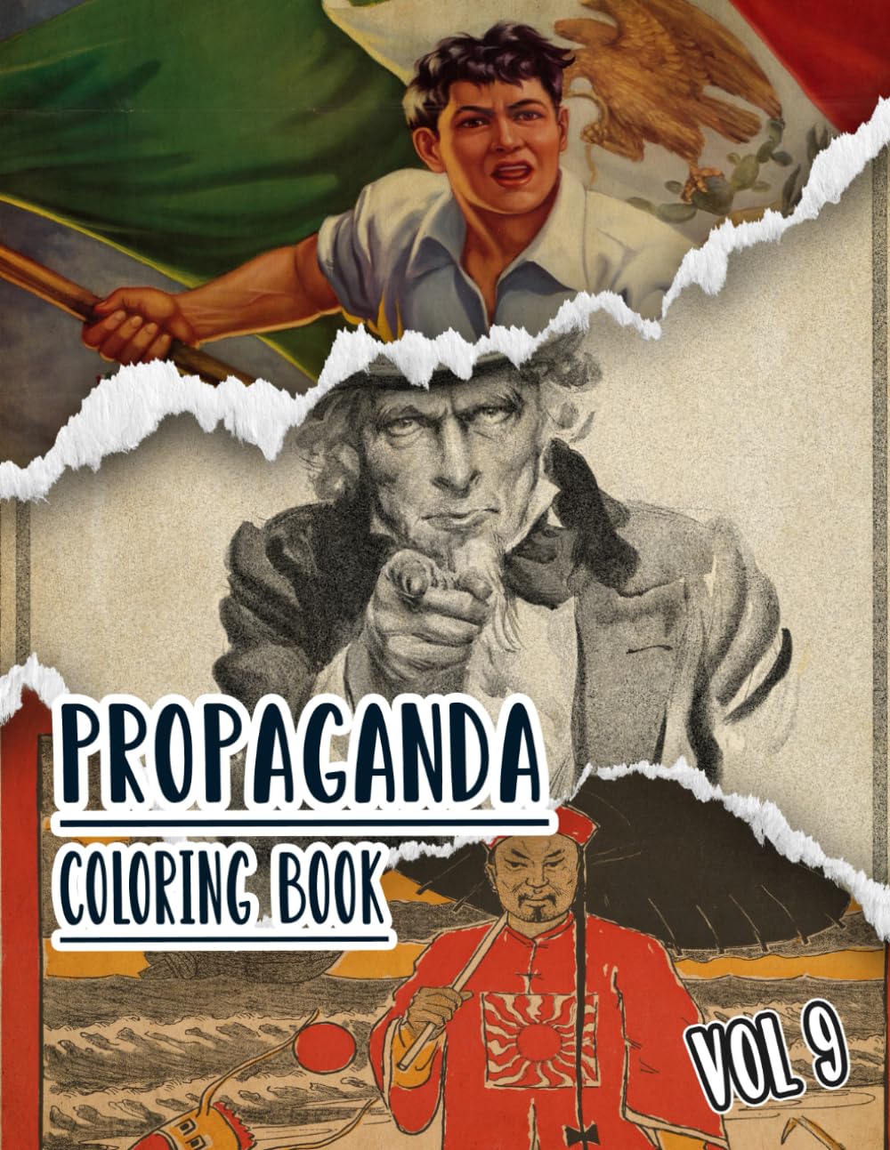 Propaganda Coloring Book: Vol 9 of Historical WW1 WW2 World War Cold War Posters Old Patriotic Art Political prints American history and more. High... For Mindful fun, relaxation and stress relief baixar livro de graça