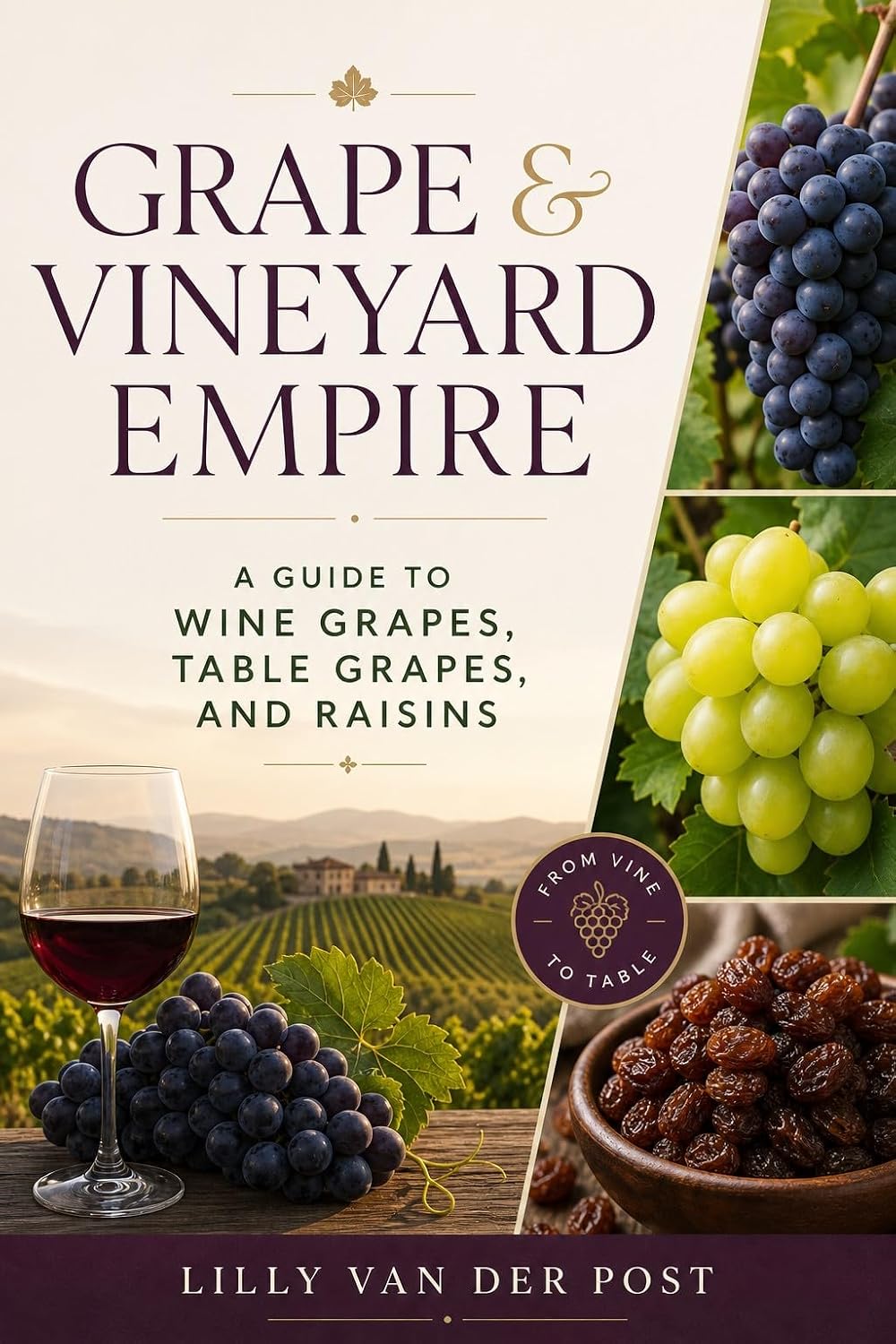 ler totalmente Grape & Vineyard Empire: A Guide to Wine Grapes, Table Grapes, and Raisins: From Vineyard Establishment to Winemaking, Branding, and Direct Sales (English Edition)