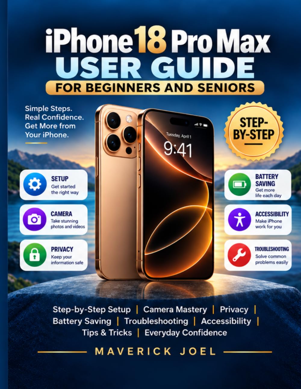 iPhone 18 Pro Max User Guide for Beginners and Seniors: Step-by-Step Setup, Camera Mastery, Privacy, Battery Saving, Troubleshooting, Accessibility, Tips & Tricks, Everyday Confidence baixar livro de graça