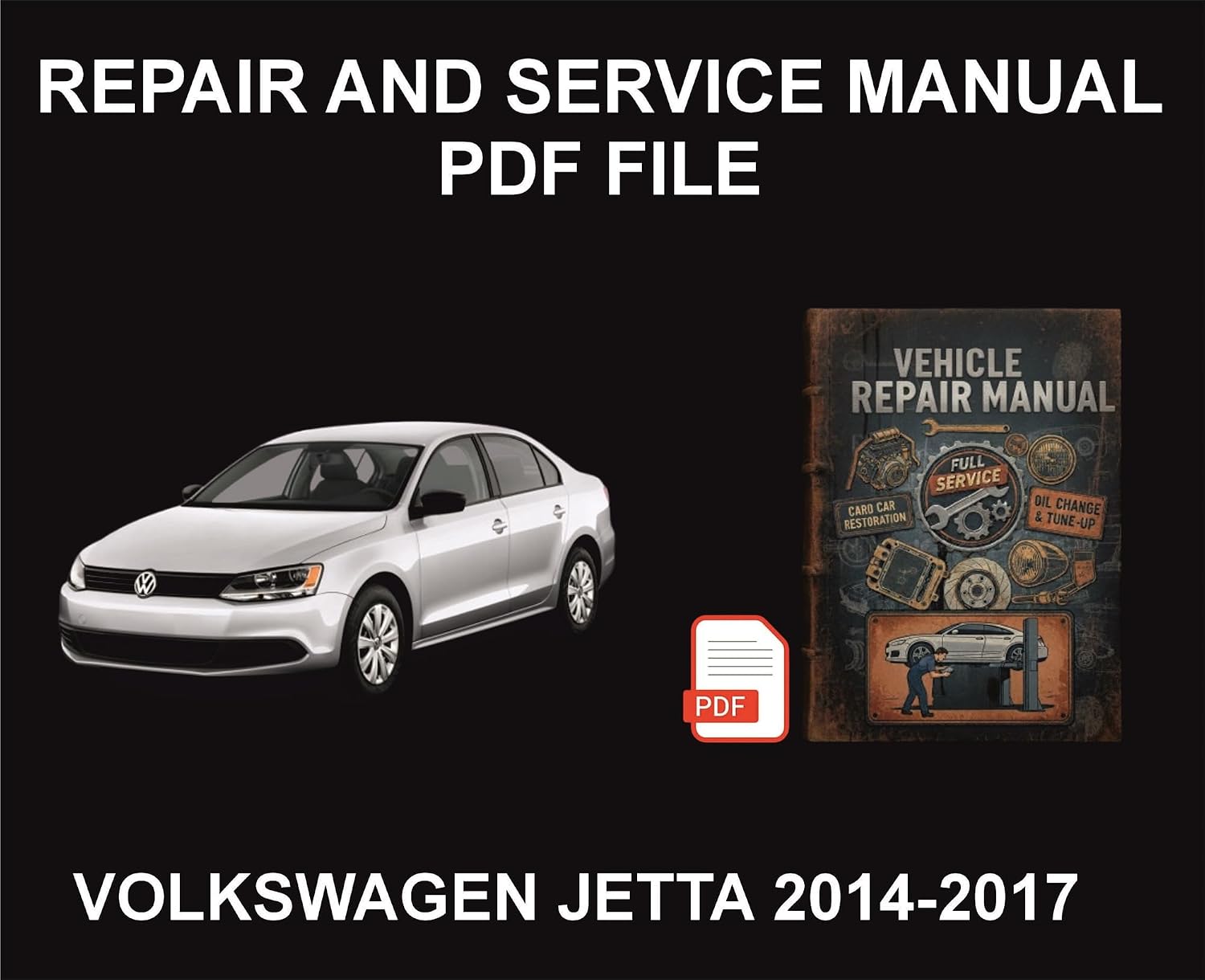 ler totalmente Volkswagen Jetta 2014-2017 Vehicle Repair Manual, Parts, Wiring, Workshop Book (English Edition)