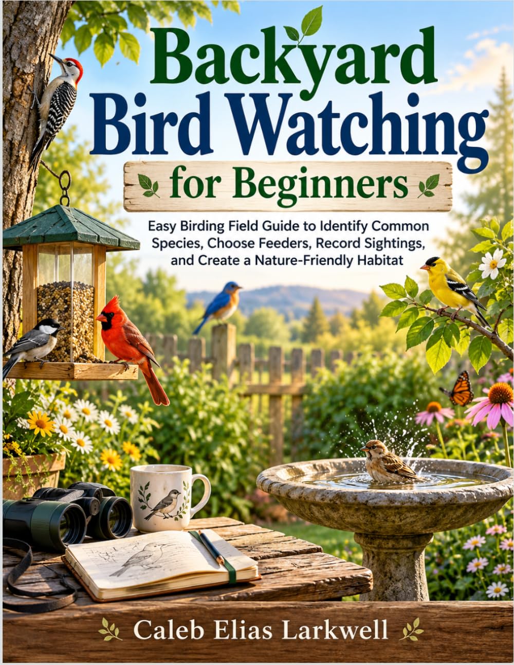 capítulo por capítulo baixar Backyard Bird Watching for Beginners: Easy Birding Field Guide to Identify Common Species, Choose Feeders, Record Sightings, and Create a Nature-Friendly Habitat