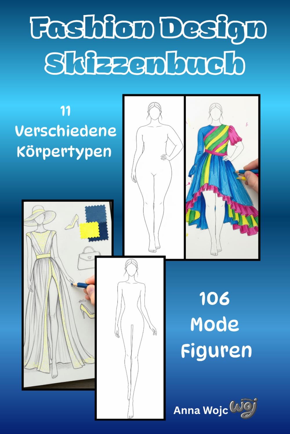 capítulo por capítulo baixar Fashion Design Skizzenbuch: 11 Verschiedene Körpertypen – Damen schlank, Damen Plus Size und Herren (German Edition)