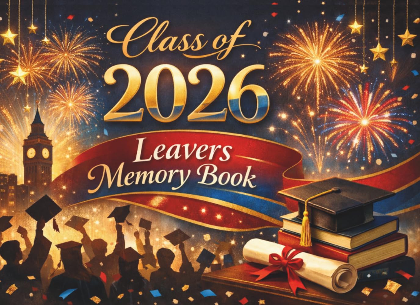 Class of 2026 Leavers Memory Book: Message Book for messages from classmates and school friends, teachers and family for congratulations and best wishes, wise advices and reflections baixar o livro de graça